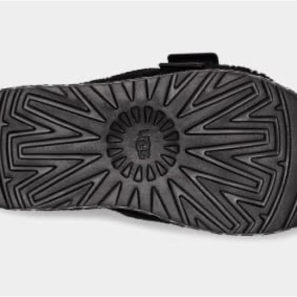 NIB Ugg Fluffita Platform Slides Black Sz 7 - Picture 6 of 8